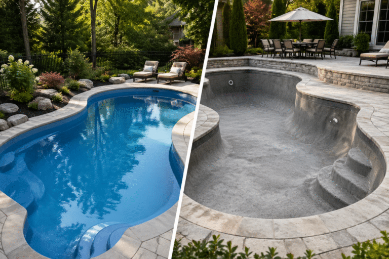 Fiberglass pools vs Gunite pools New York